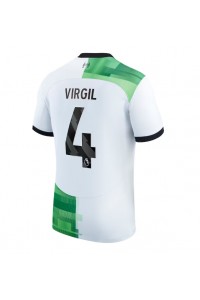 Fotbalové Dres Liverpool Virgil van Dijk #4 Venkovní Oblečení 2023-24 Krátký Rukáv